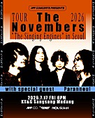 「【The Novembers TOUR 2026「The Singing Engines in Seoul」】」4枚目/5