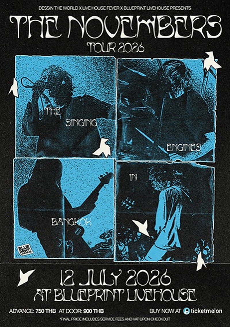 「【The Novembers TOUR 2026「The Singing Engines in Bangkok」】」3枚目/5