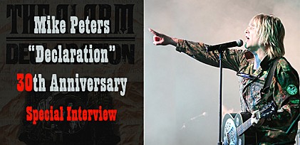 マイク・ピーターズ The Alarm『Declaration』30周年記念来日公演 直前インタビュー