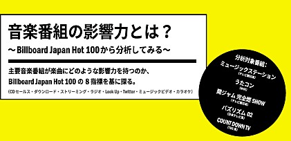 音楽番組の影響力とは？～Billboard Japan Hot 100から分析してみる～